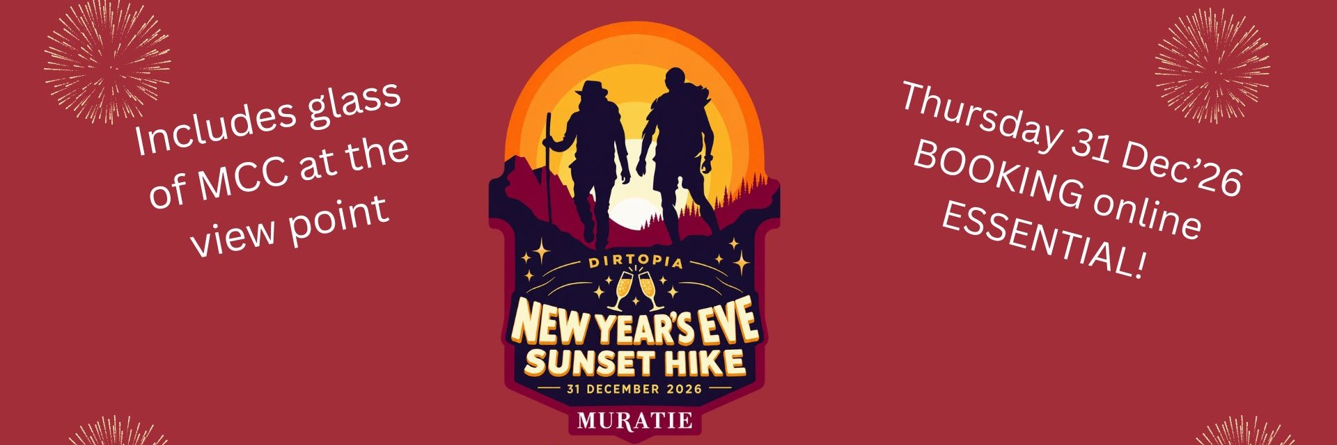 New Year's Eve Sunset Hike @ Muratie 31 Dec'26