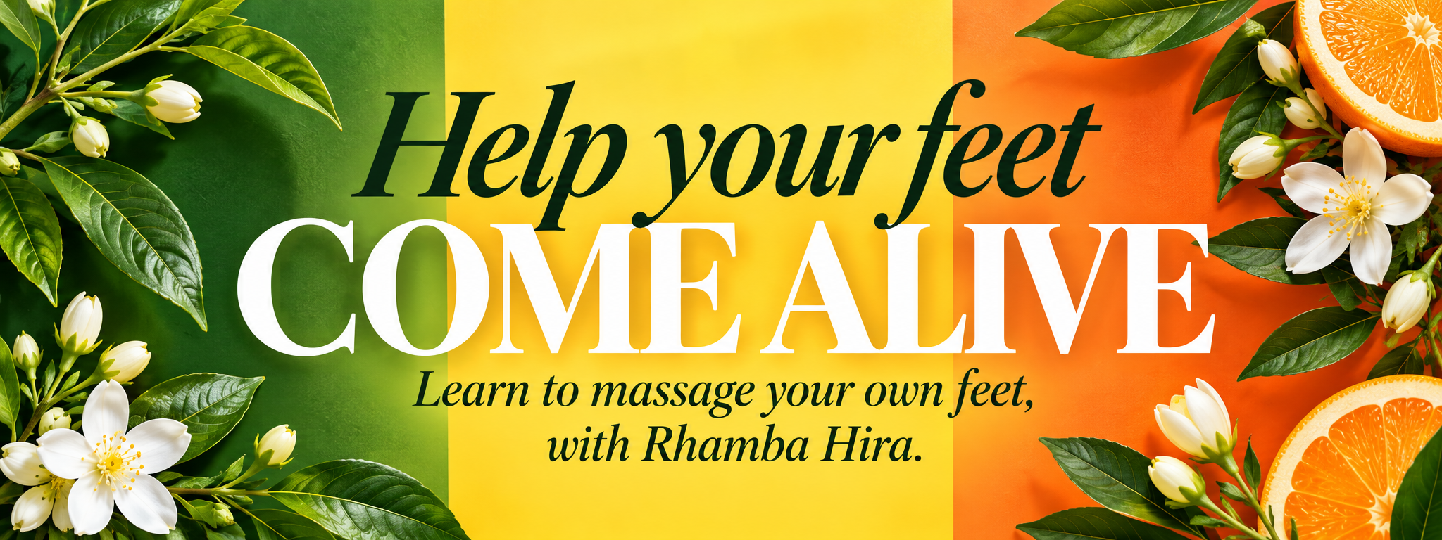 Feel Your Feet Come Alive: Learn to Massage Your Own Feet, with Rhamba Hira - AM