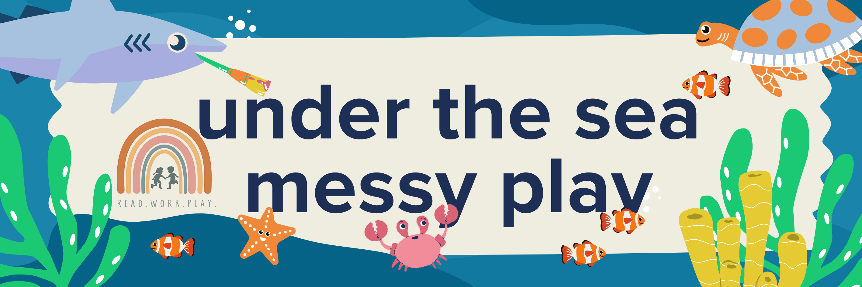 Under the sea messy play