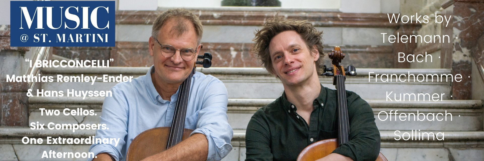 Music@St.Martini: Cello Duo Concert