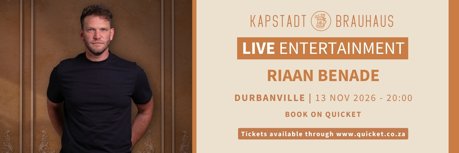 Riaan Benade live by Kapstadt Brauhaus Durbanville