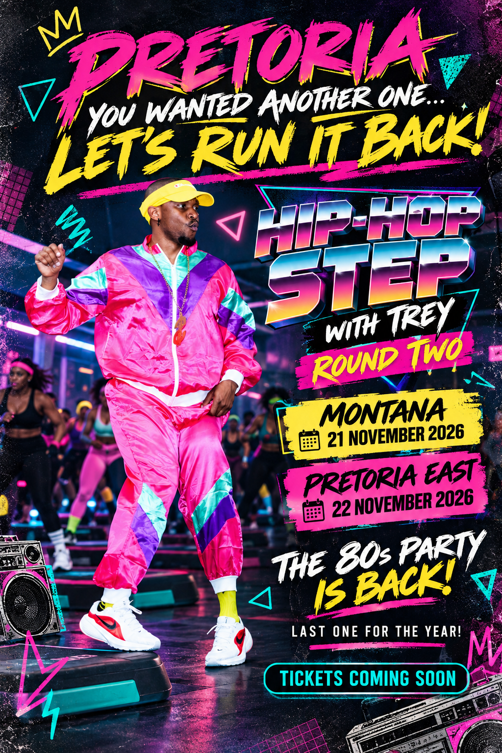 MONTANA HIP-HOP STEP WITH TREY | 80s THEME