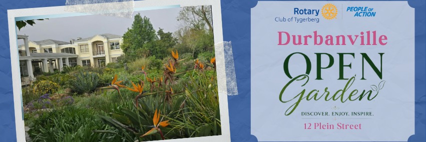 31 Oct - 1 Nov Durbanville Open Garden