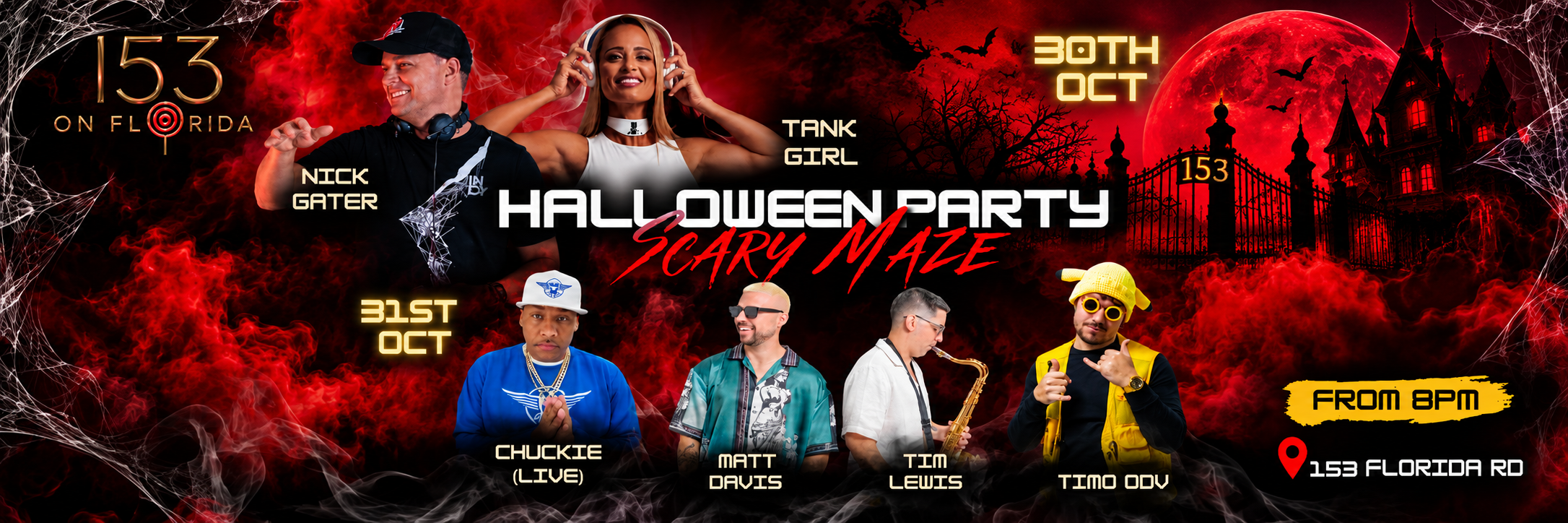 Halloween Party 30th & 31st Oct 2026
