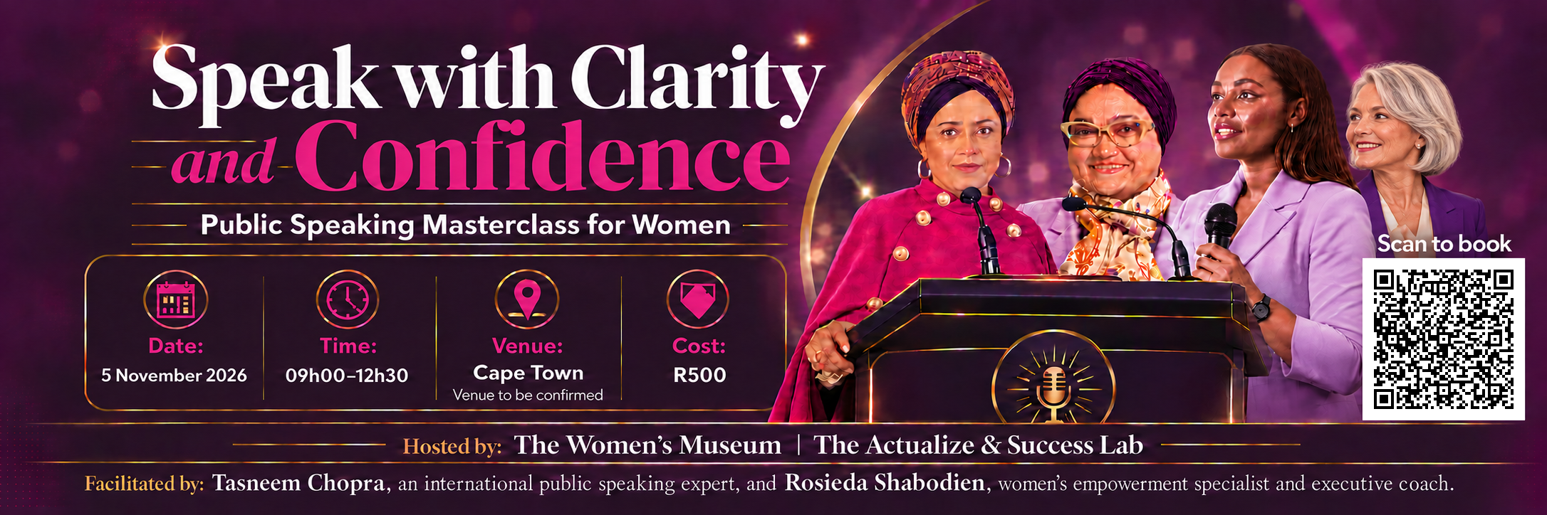 Speak with Clarity and Confidence - A Public Speaking Masterclass for Women