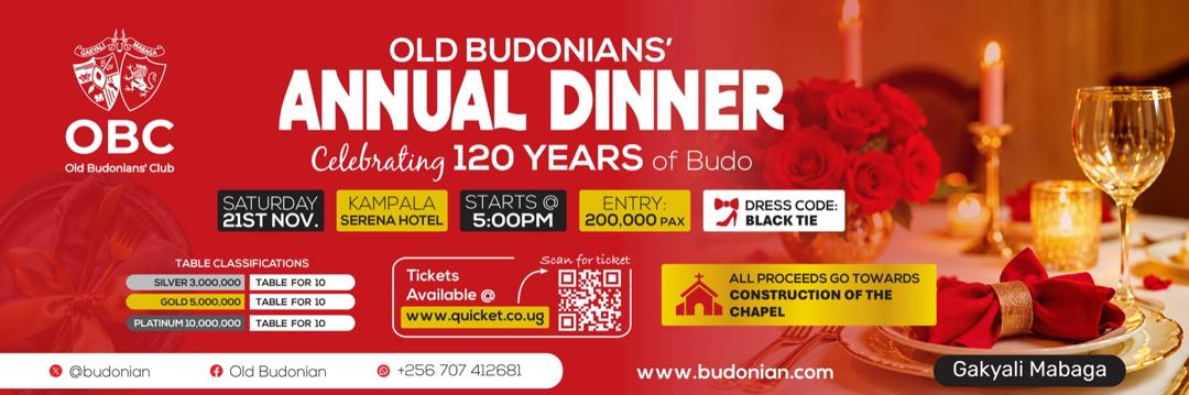 OLD BUDONIANS’ DINNER