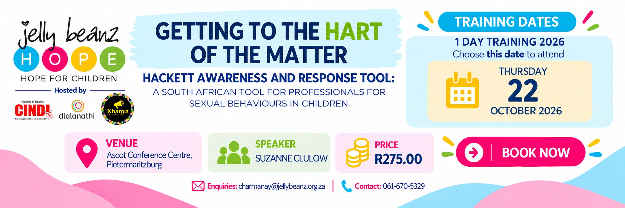 Pietermaritzburg: Getting to the HART of the matter - South African Hackett Awareness & Response Tool for Professionals