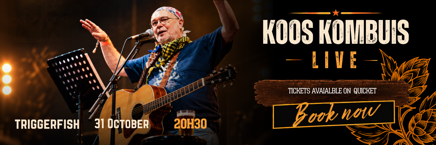 Koos Kombuis live at Triggerfish Brewing 2026