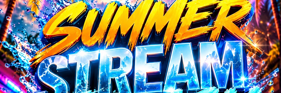 Summer Stream Splash Pool Party