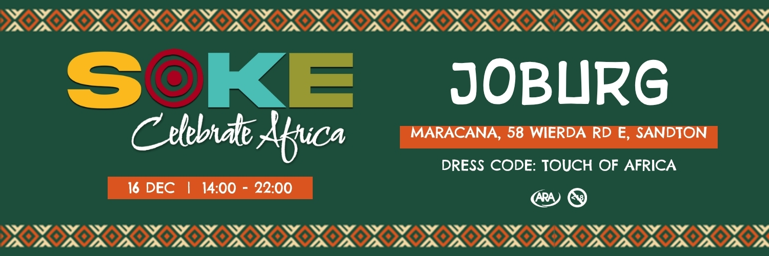 Soke: Celebrate Africa | JHB | 16 December 2026