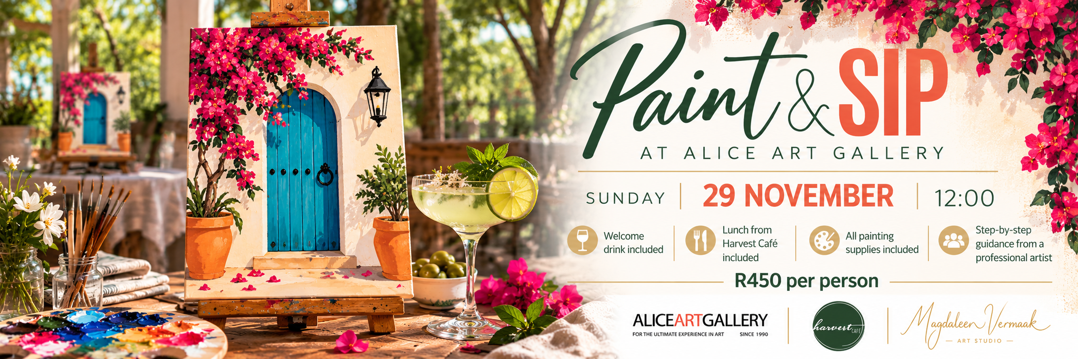 Paint & Sip at Alice Art Gallery