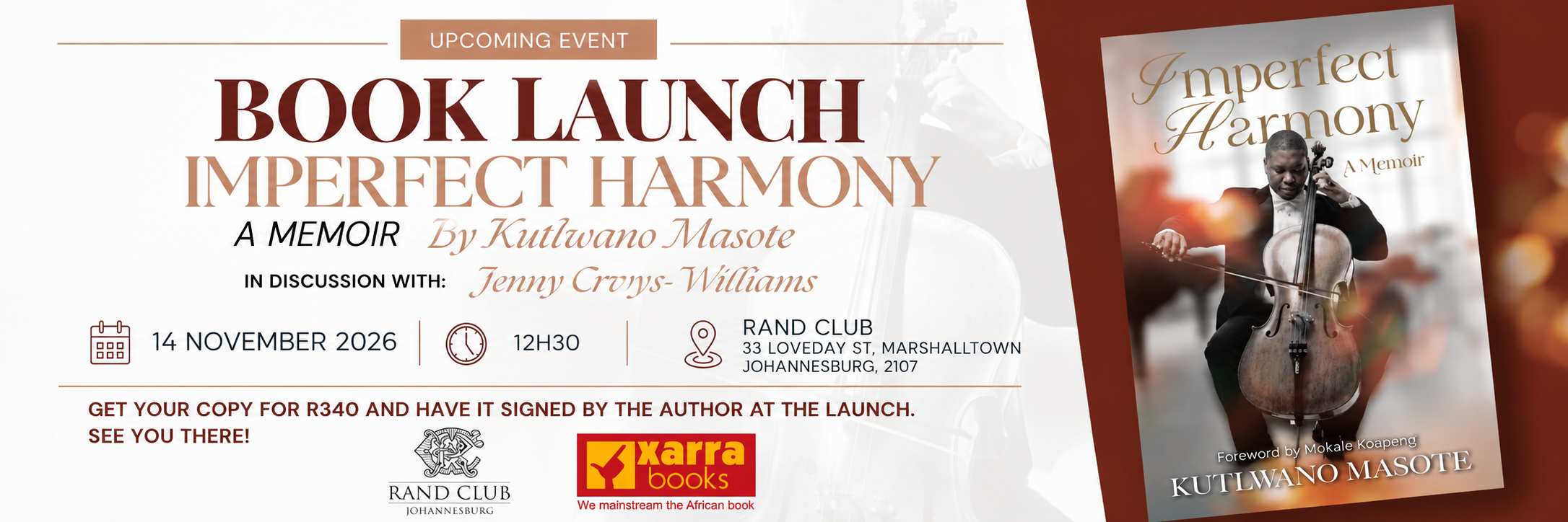 Imperfect Harmony - Kutlwano Masote in conversation with Jenny Crwys-Williams