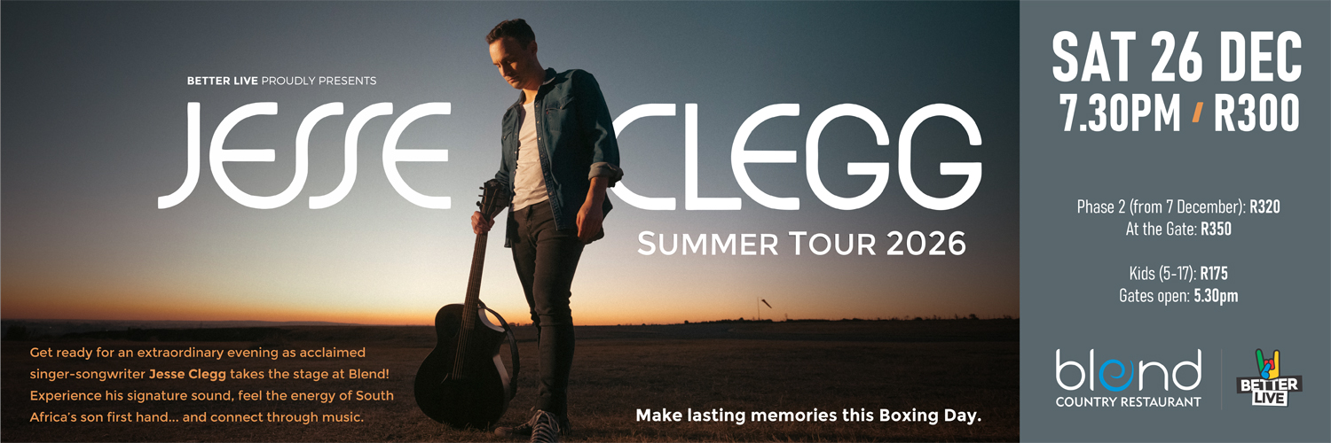 JESSE CLEGG live in Knysna