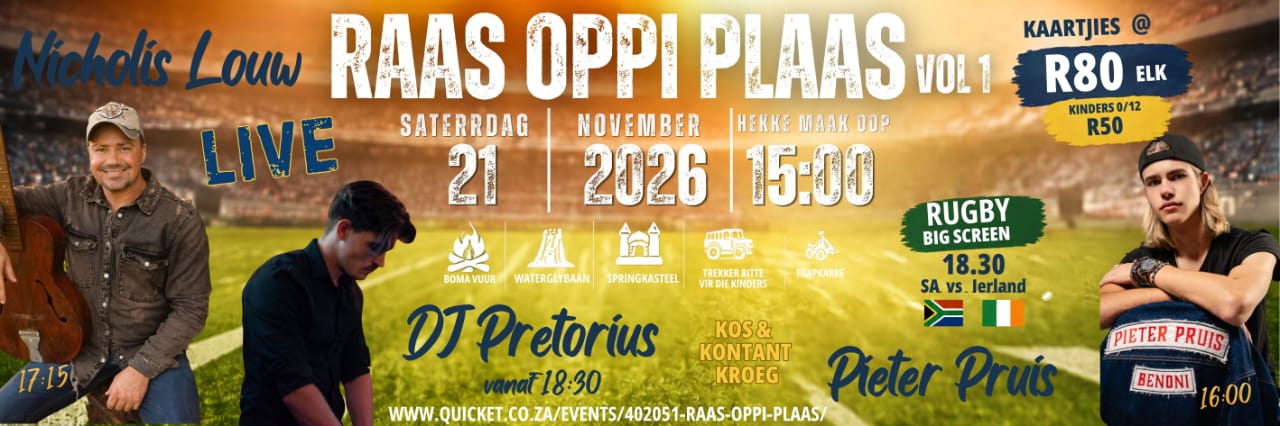 Raas oppi Plaas