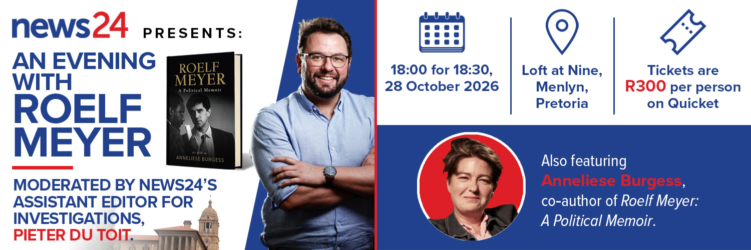 News24 presents: An evening with Roelf Meyer