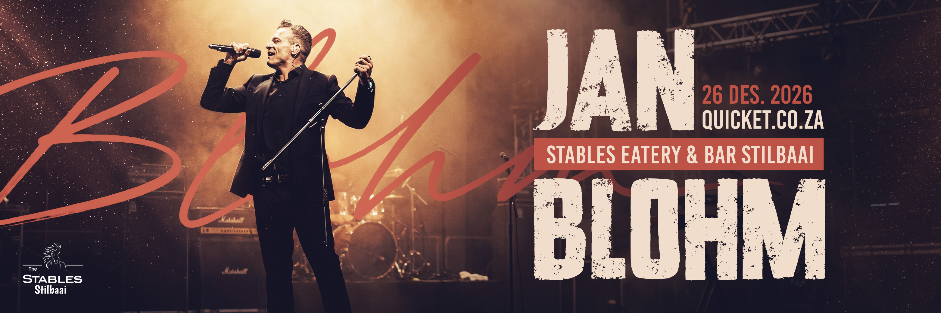 JAN BLOHM @ Stables Eatery & Bar Stilbaai