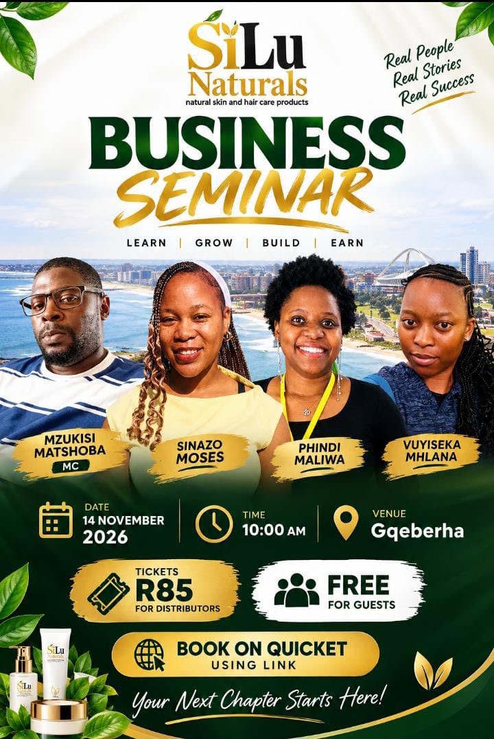SiLu Naturals Gqeberha Business Seminar