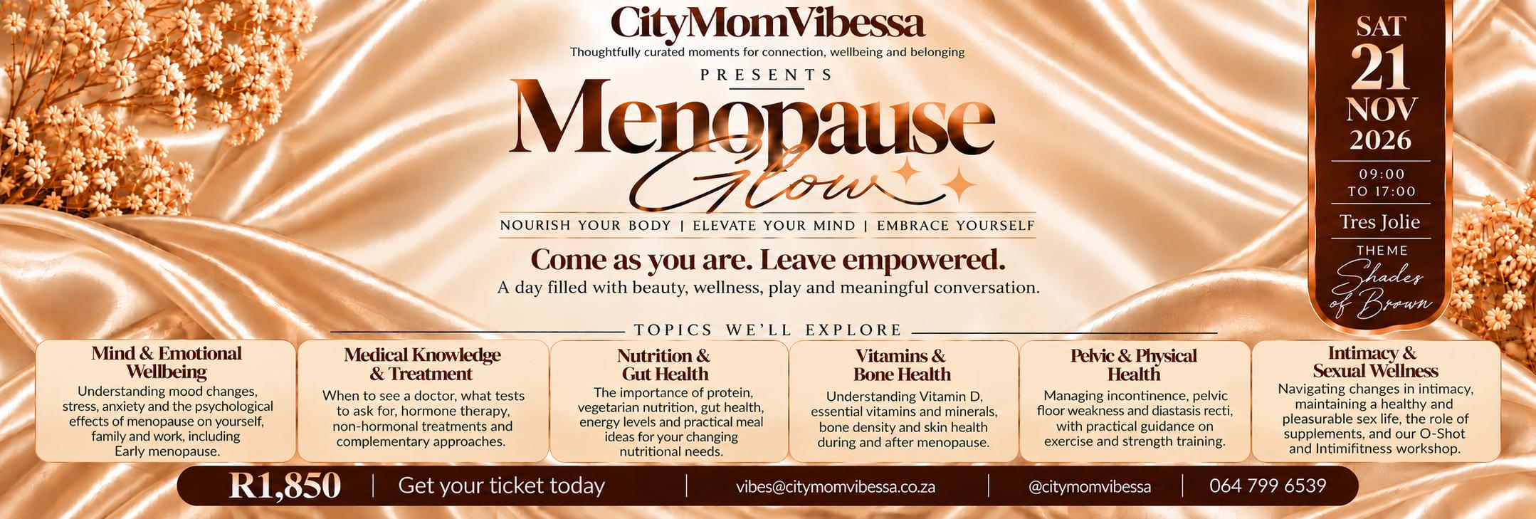 CityMomVibessa Menopause Glow
