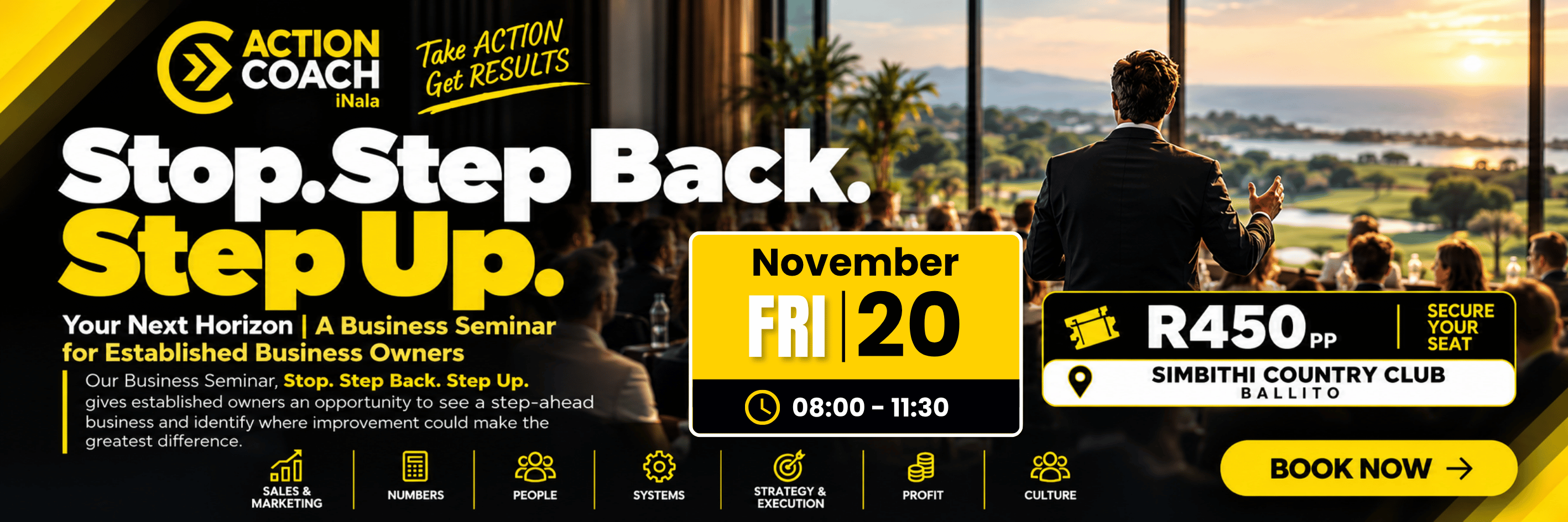 Stop. Step Back. Step Up -  A Business Seminar for Established Business Owners