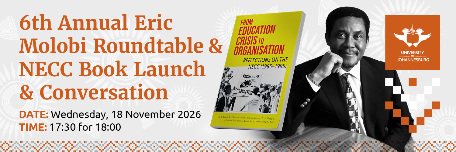 Event: 6th Annual Eric Molobi  Memorial Roundtable & NECC book launch & conversation