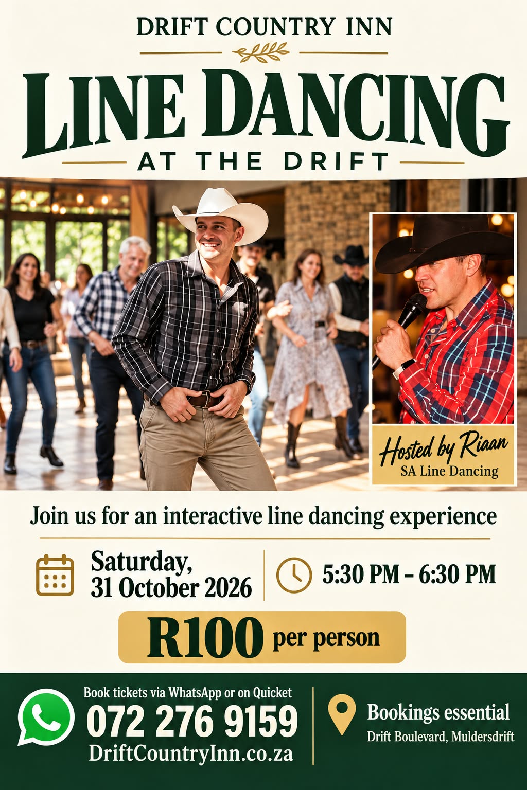 Line Dancing at The Drift Country Inn