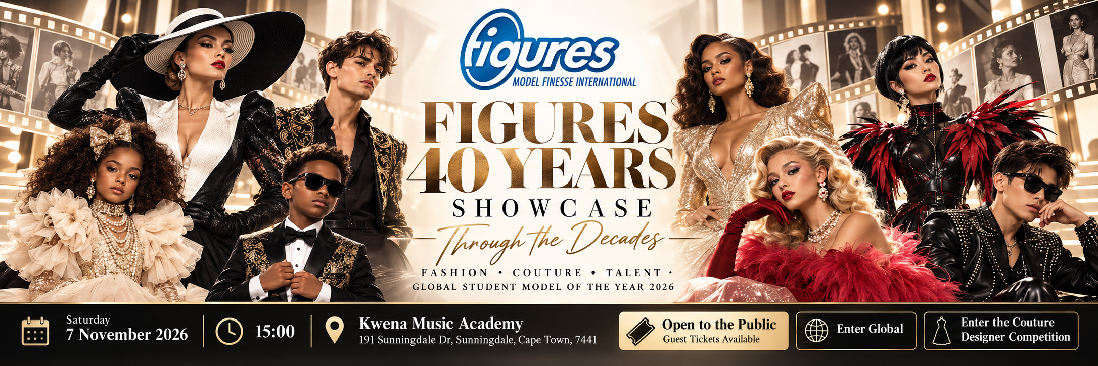 FIGURES MODELS 40 YEARS SHOWCASE 2026 – THROUGH THE DECADES