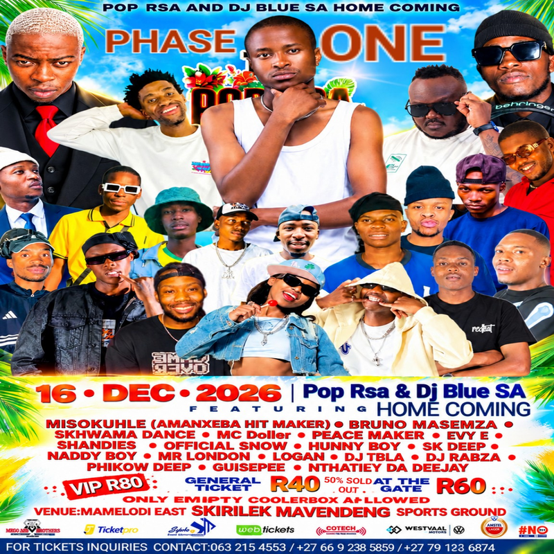 Dj Blue SA X Pop Rsa Home Coming