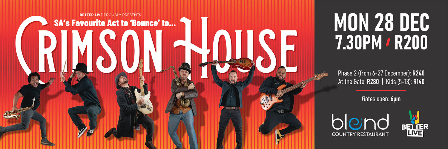 CRIMSON HOUSE live in Knysna