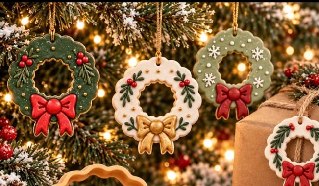 Christmas Polymer Earring & Tree Decoration Workshop