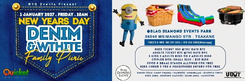 NEW YEARS DAY FAMILY PICNIC "DENIM & WHITE"