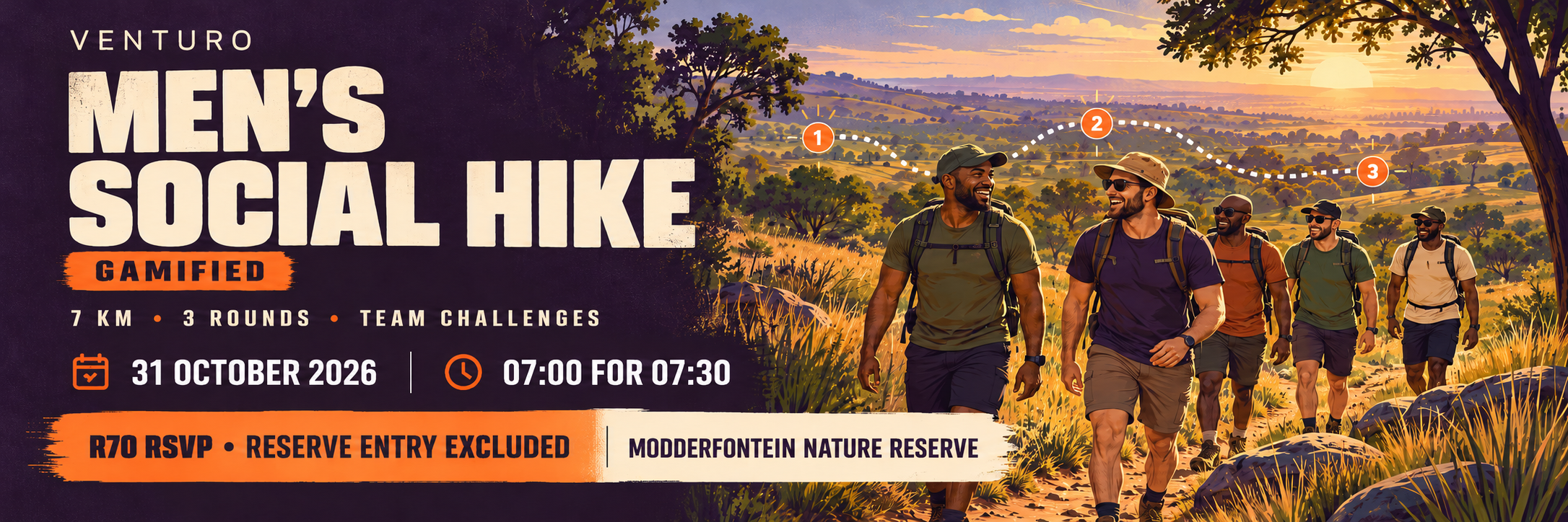 Men's Social Hike (Gamified)