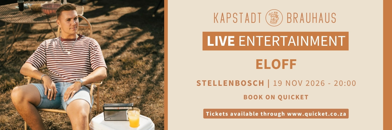 Eloff live by Kapstadt Brauhaus Stellenbosch
