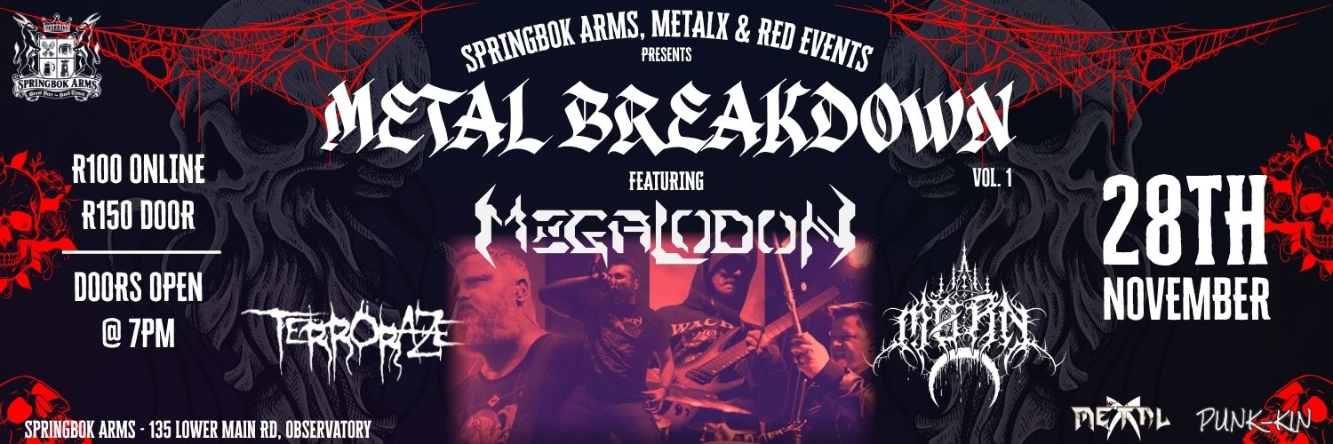 METAL BREAKDOWN Vol.1 @ Springbok Arms ft. Megalodon | TerroRaze | MØRN