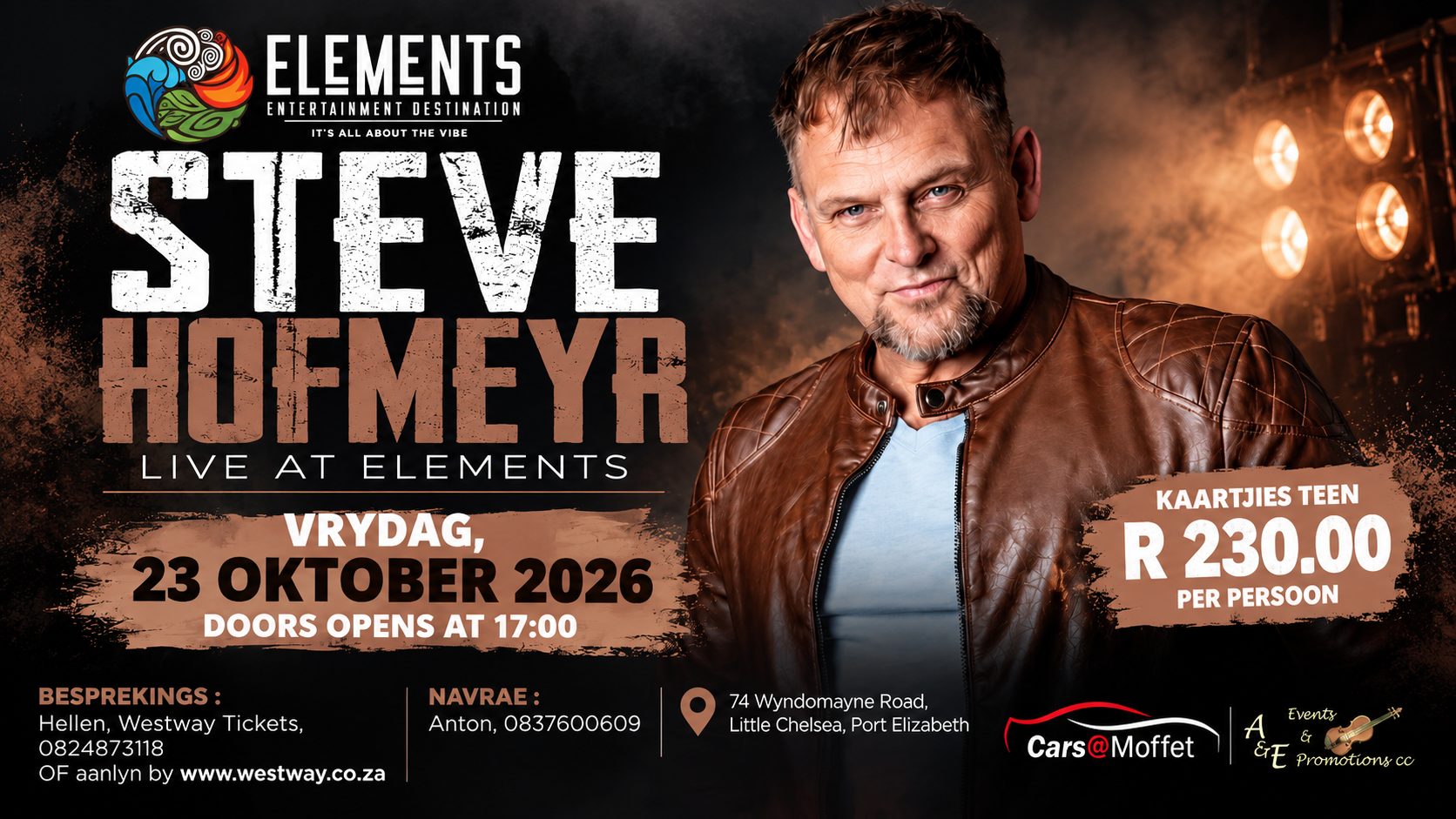 Steve Hofmeyr Live @ Elements