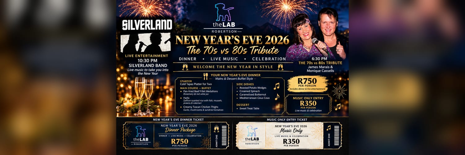 theLAB New Year's Eve Dinner & Live Music