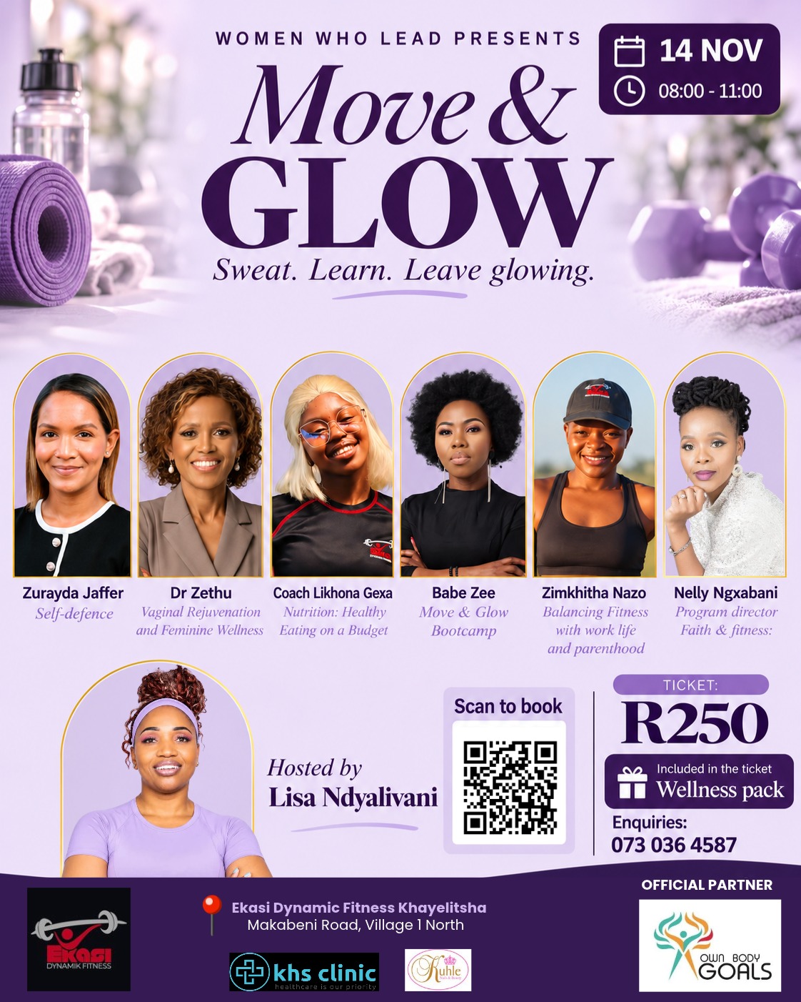 'move n glow' wellness day
