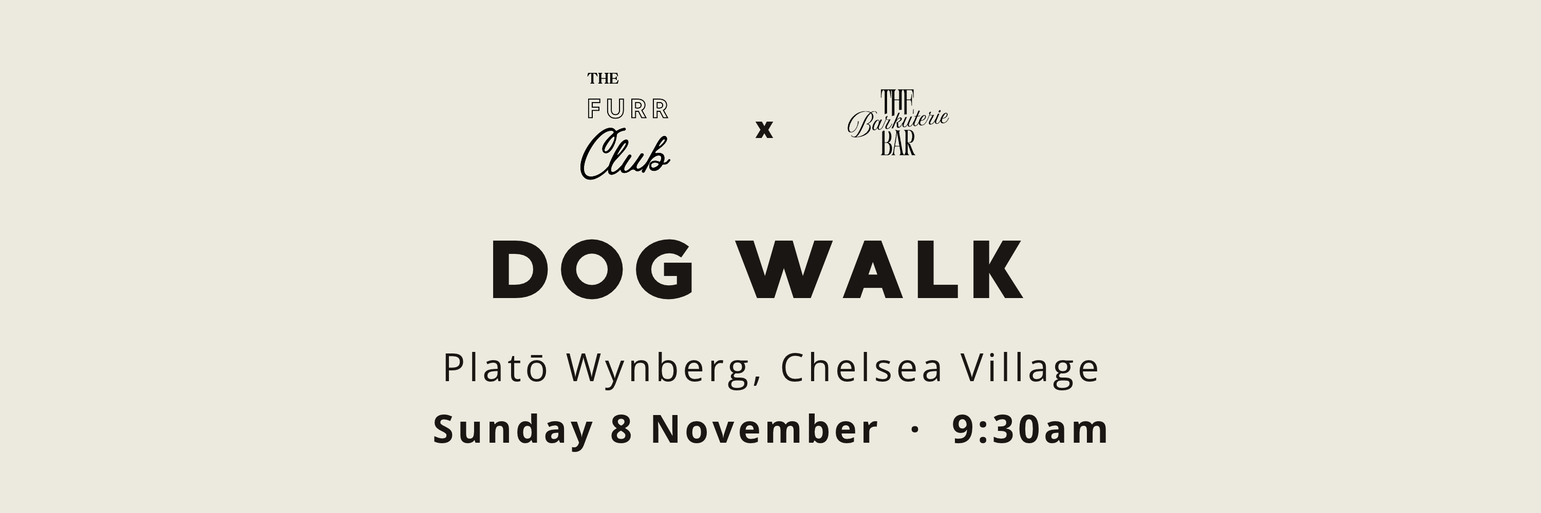 FURR Club x Plato Coffee Dog Walk