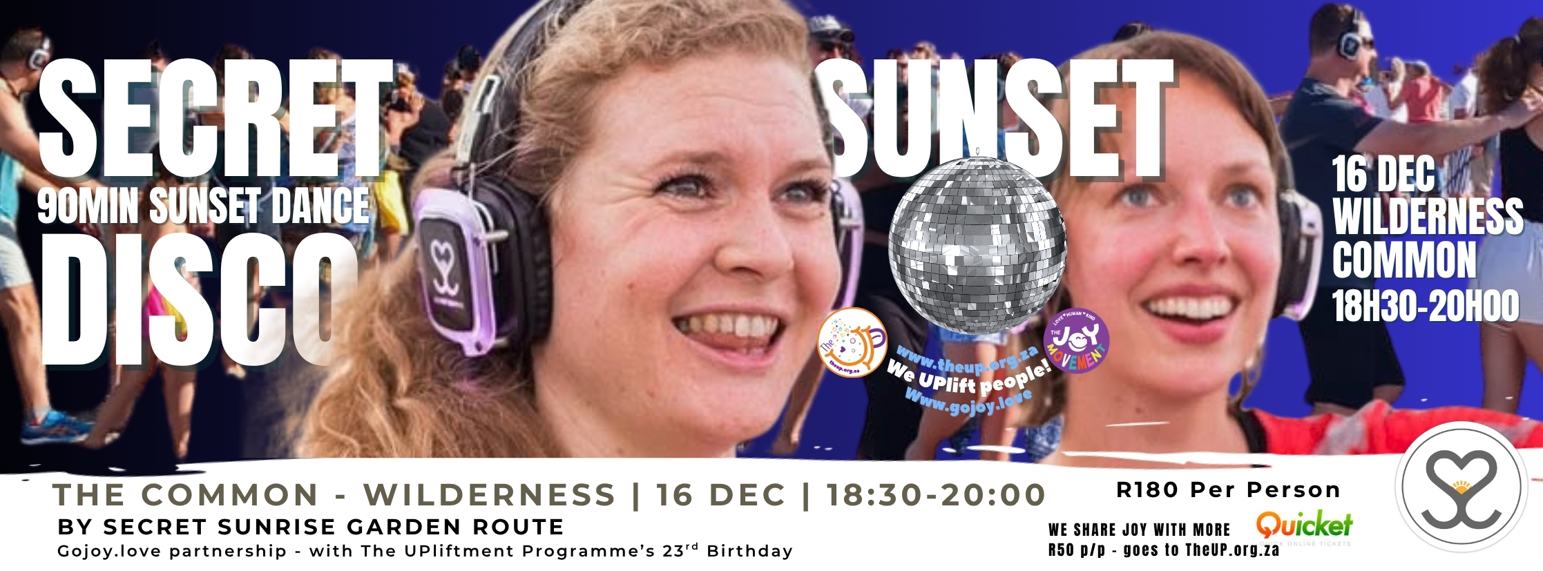 Secret Sunset - Silent Disco - Wilderness Common