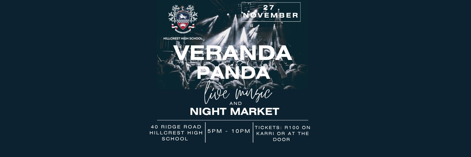 Veranda Panda Live & Night Market at Hillcrest High School