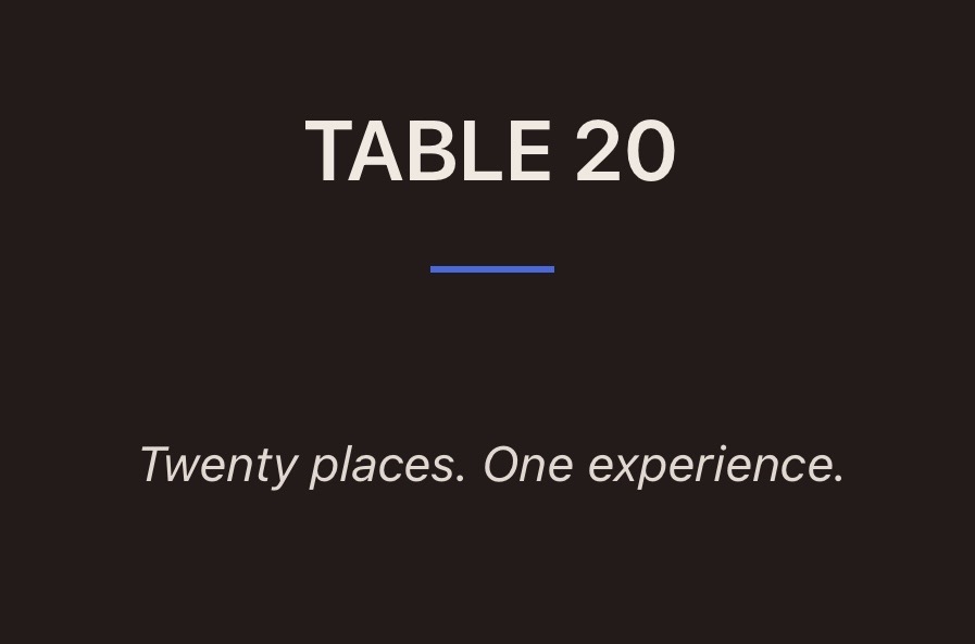 Table 20