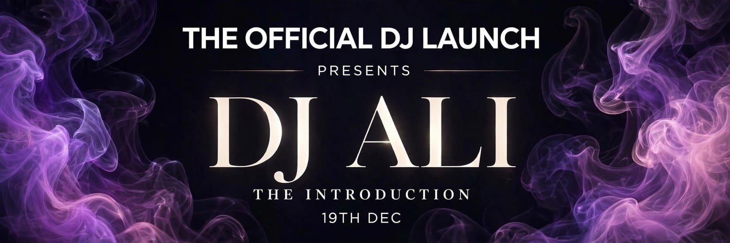 Dj Ali the introduction, the official Dj Launch