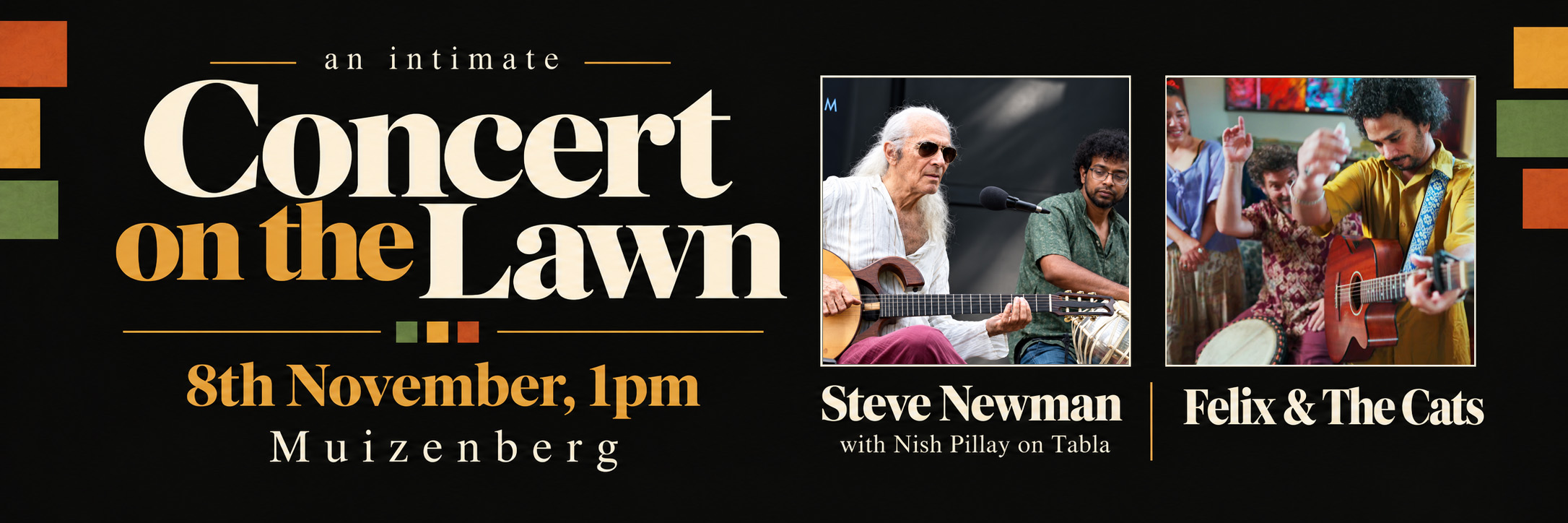 Concert on the lawn with Steve Newman & Felix & The Cats