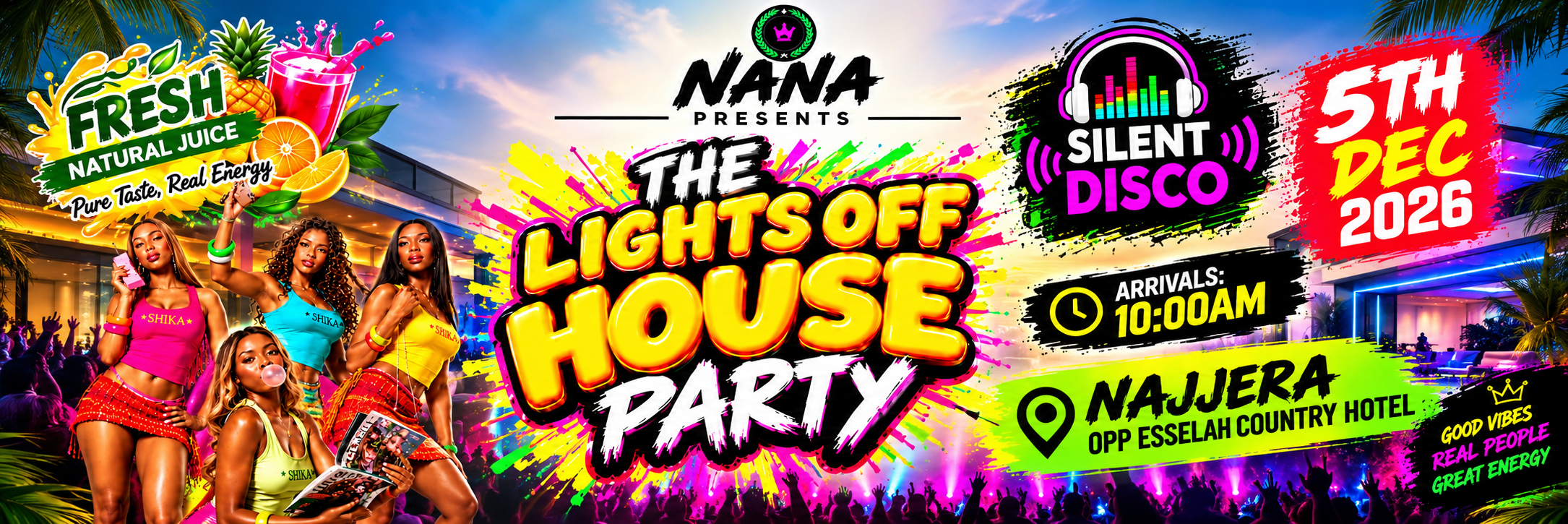 THE LIGHTS OFF HOUSE PARTY
