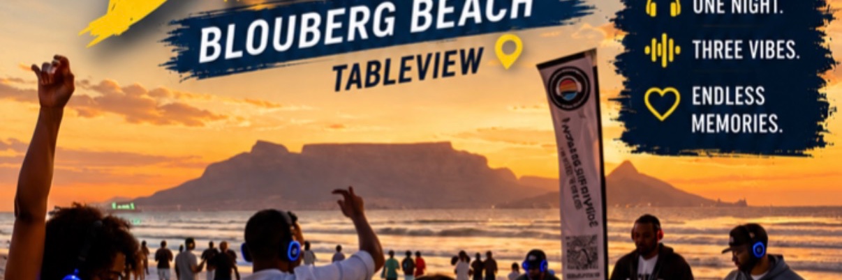 Silent Disco Blouberg beach