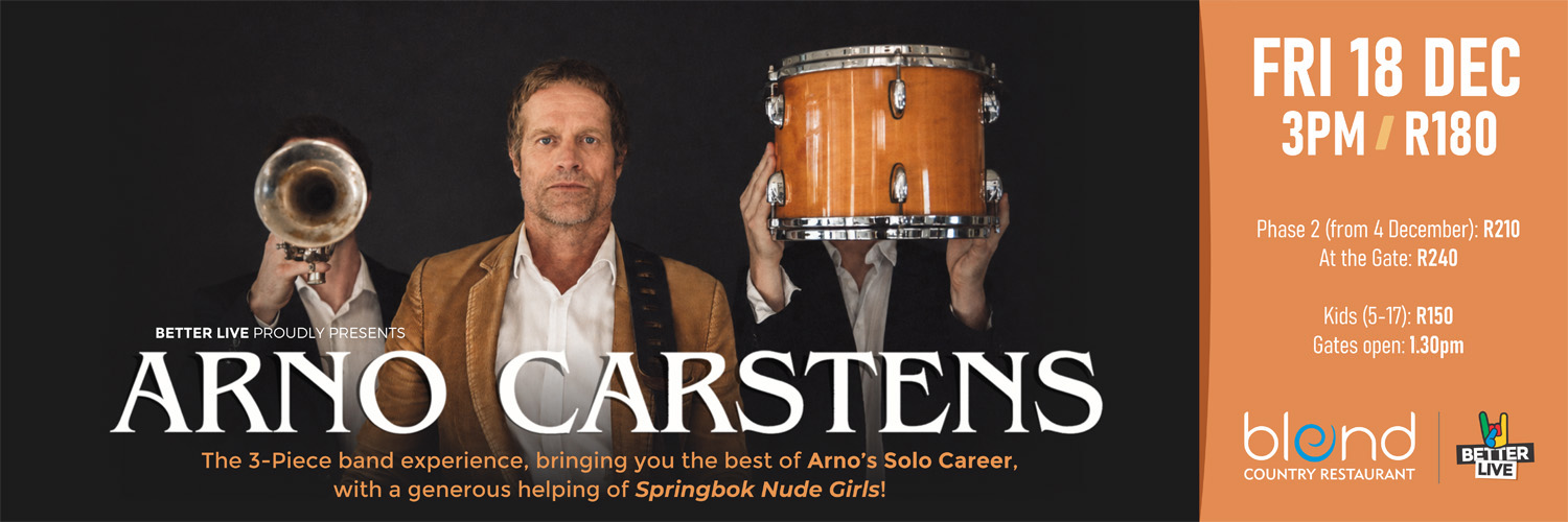 ARNO CARSTENS TRIO live in Knysna