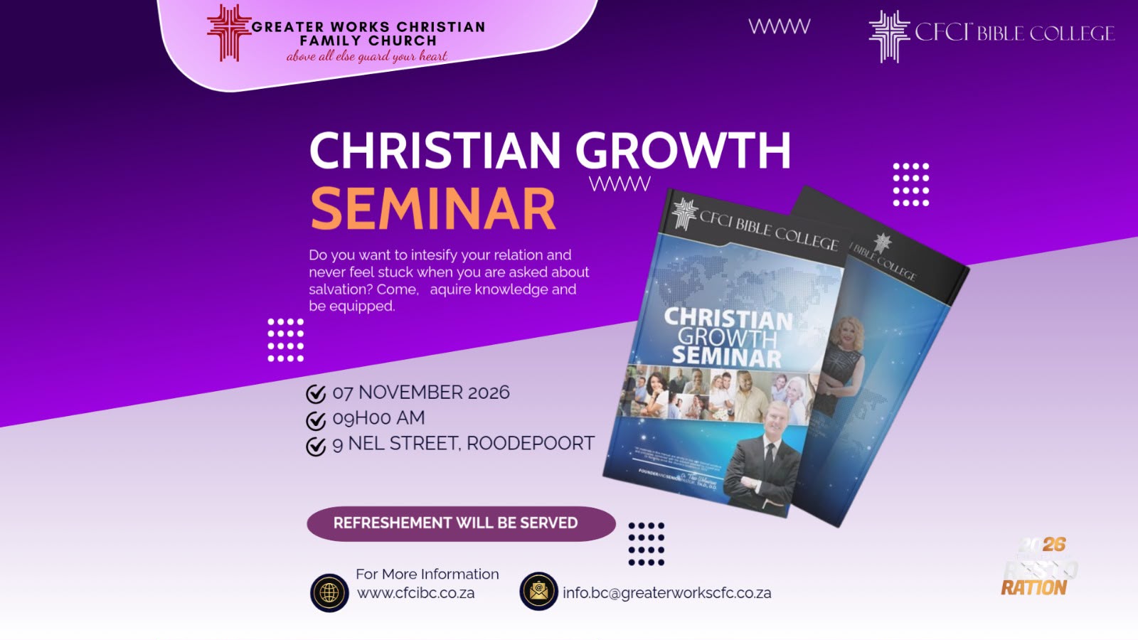 Christian Growth Seminar