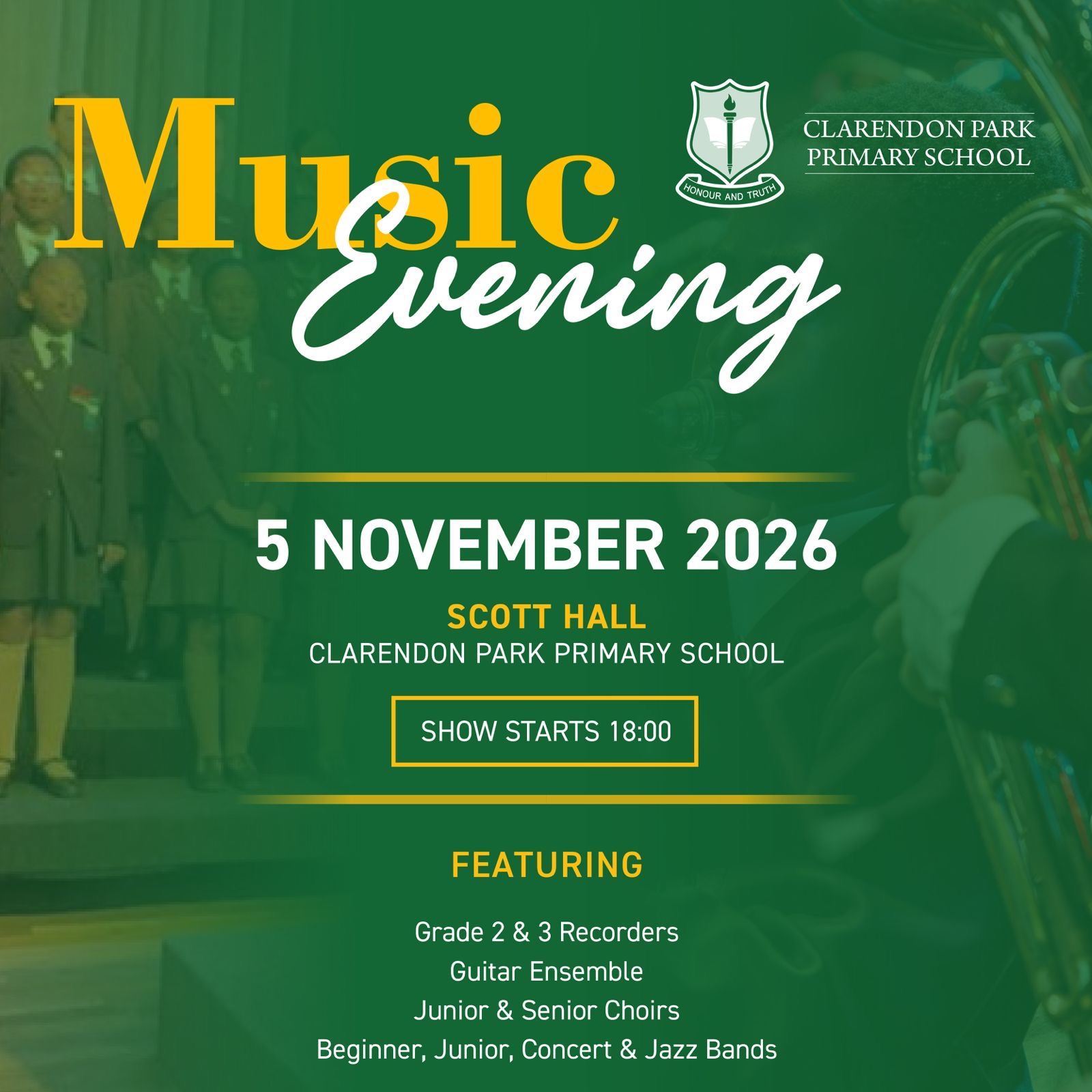 Clarendon Park Primary School - Music Evening