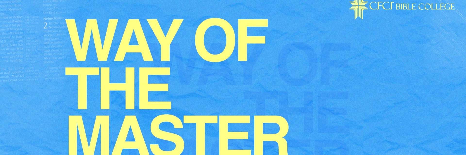 Way of the Master Live Course - November 2026
