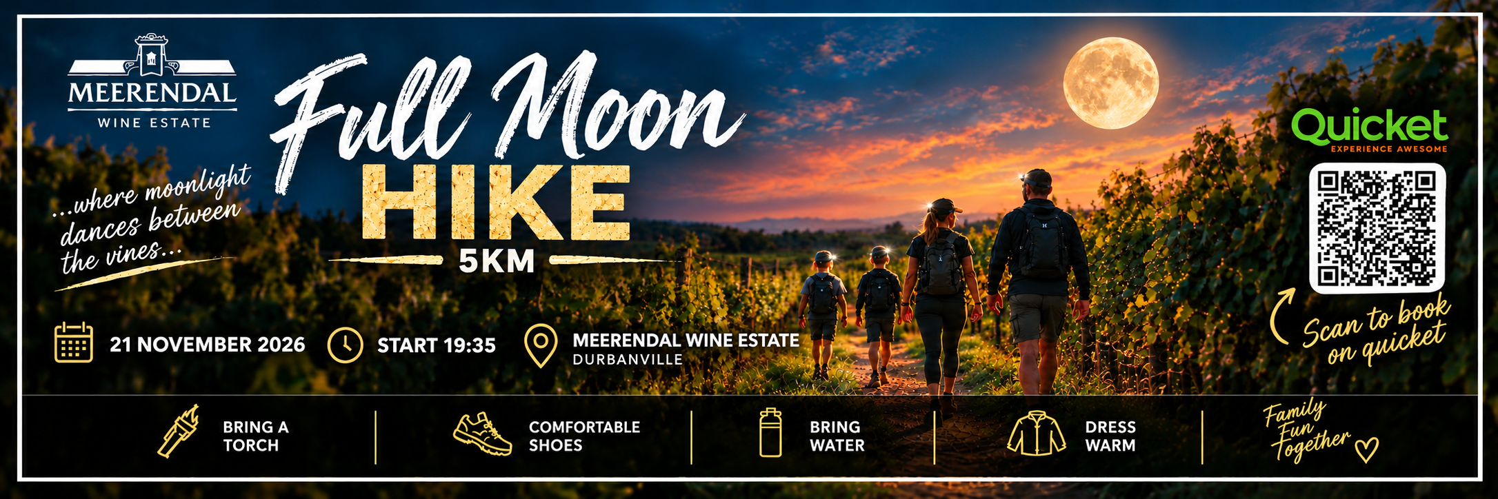 Meerendal Full Moon Hike 21 November 2026